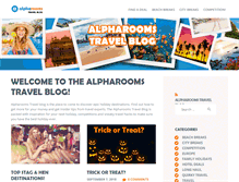 Tablet Screenshot of blog.alpharooms.com